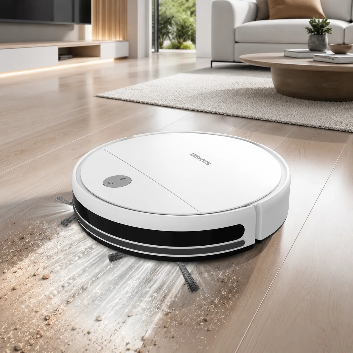 Aspiradora Robot Sansei RVCS23PI (Aspira y Trapea)