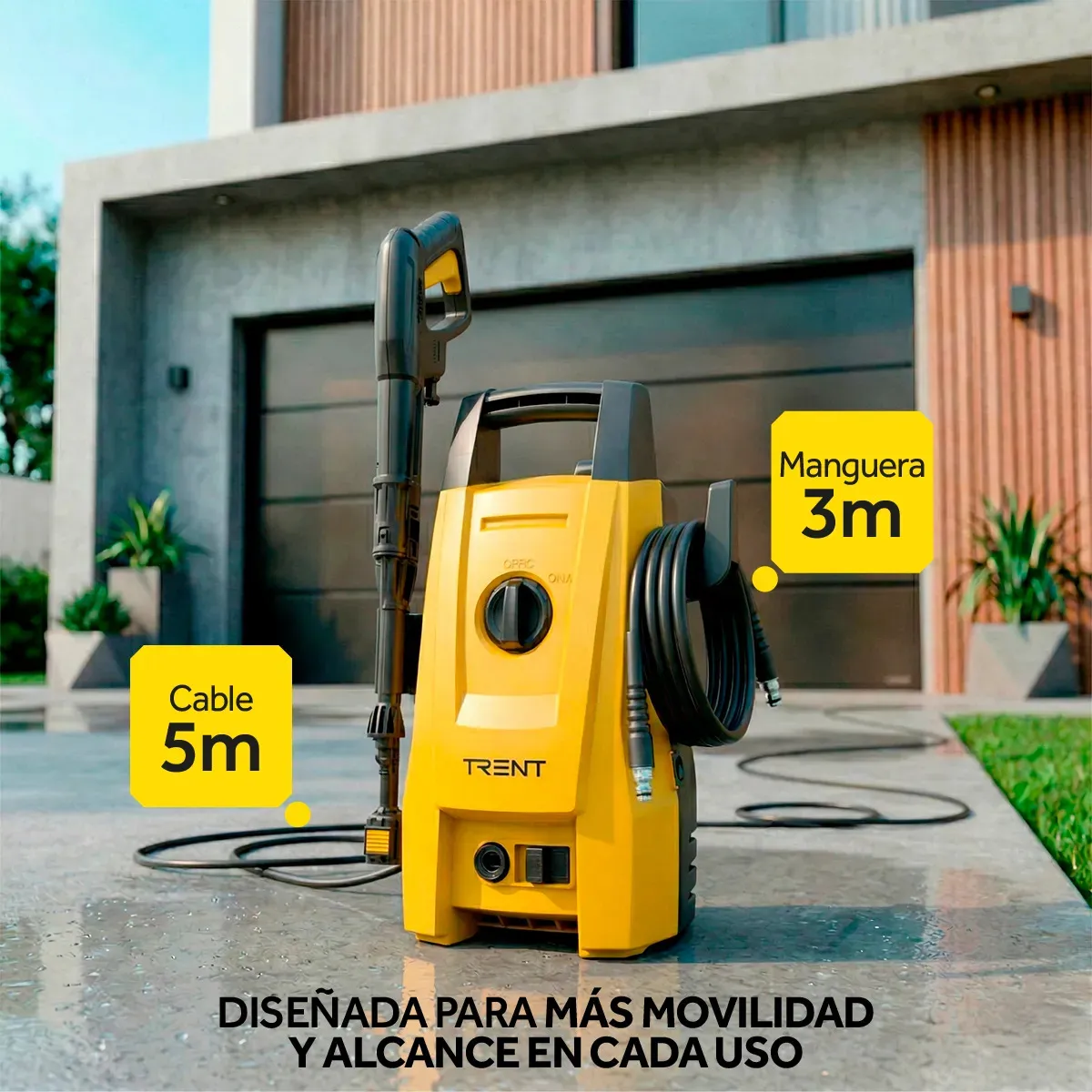 Hidrolavadora Eléctrica Trent HLT203 (1600 PSI / 110 Bar)